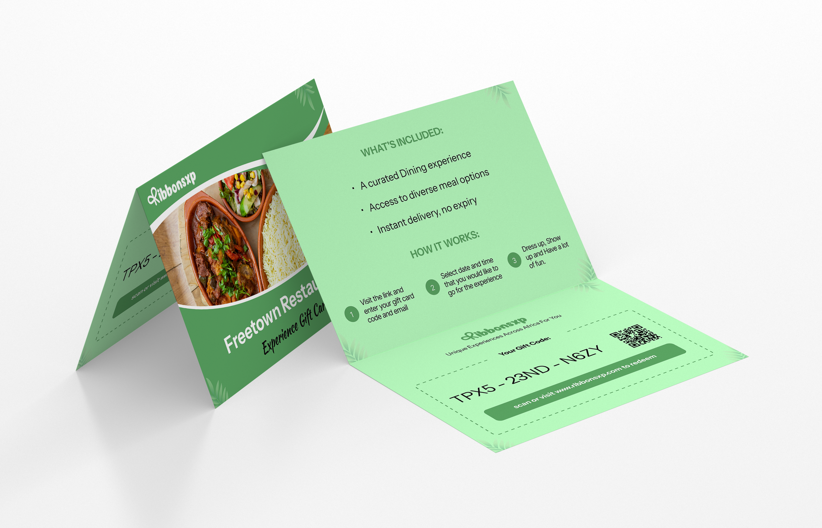 Freetown physical gift card — opened