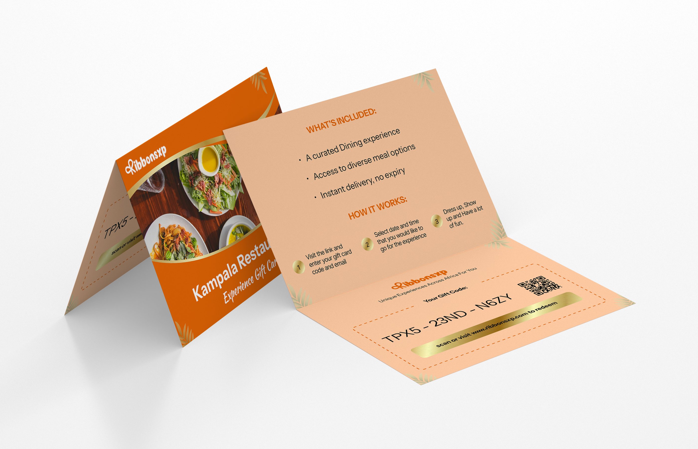 Kampala physical gift card — opened