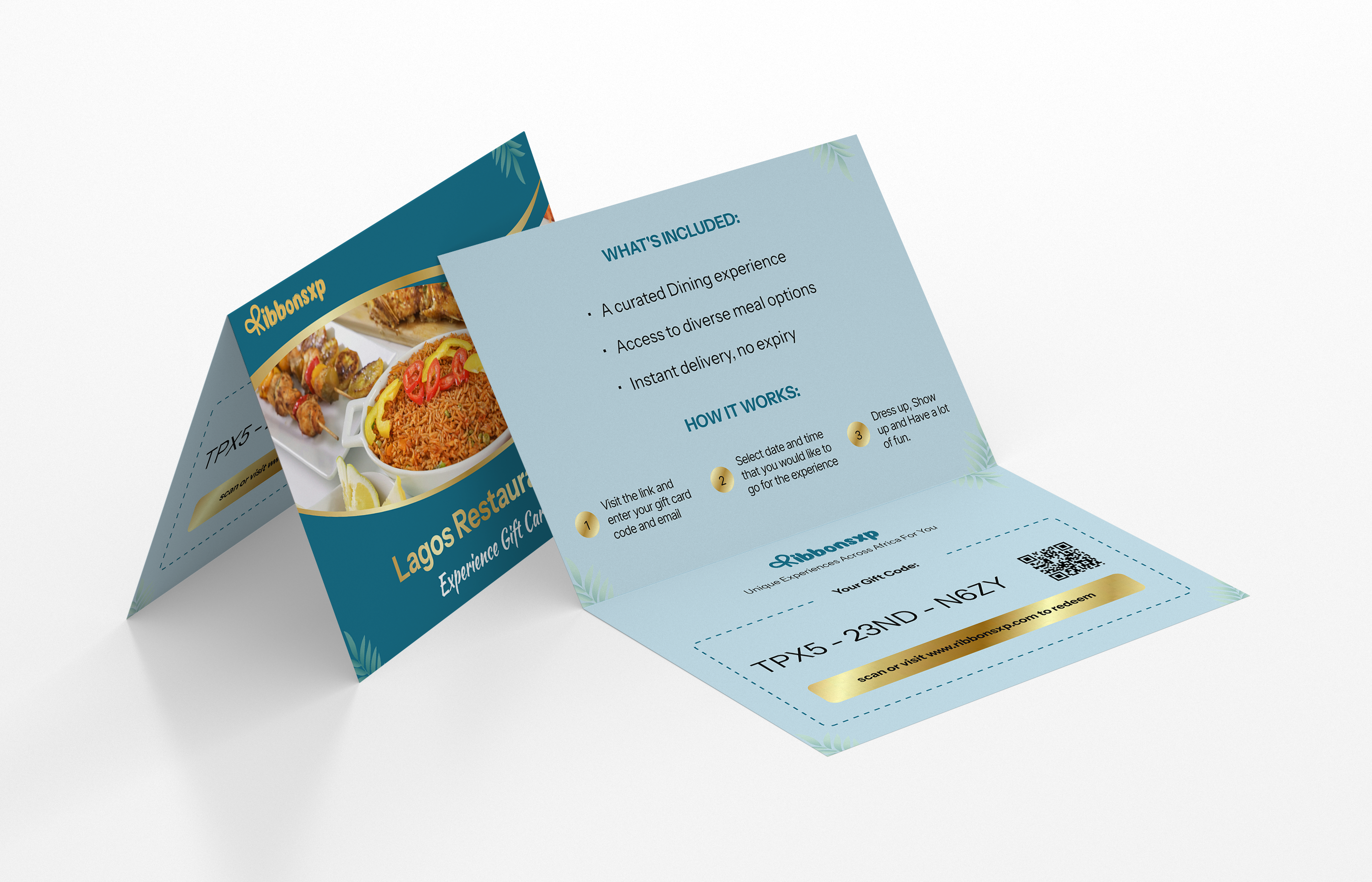 Lagos physical gift card — opened