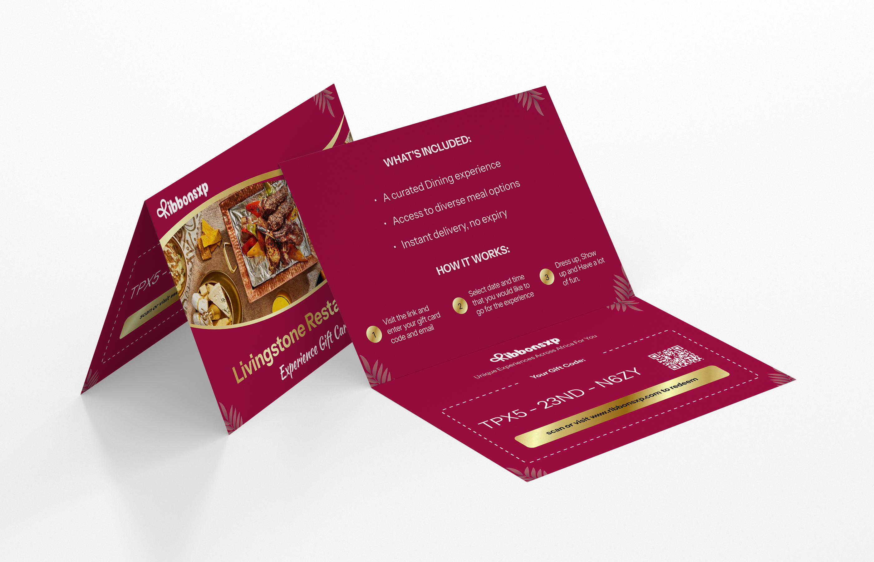 Livingstone physical gift card — opened