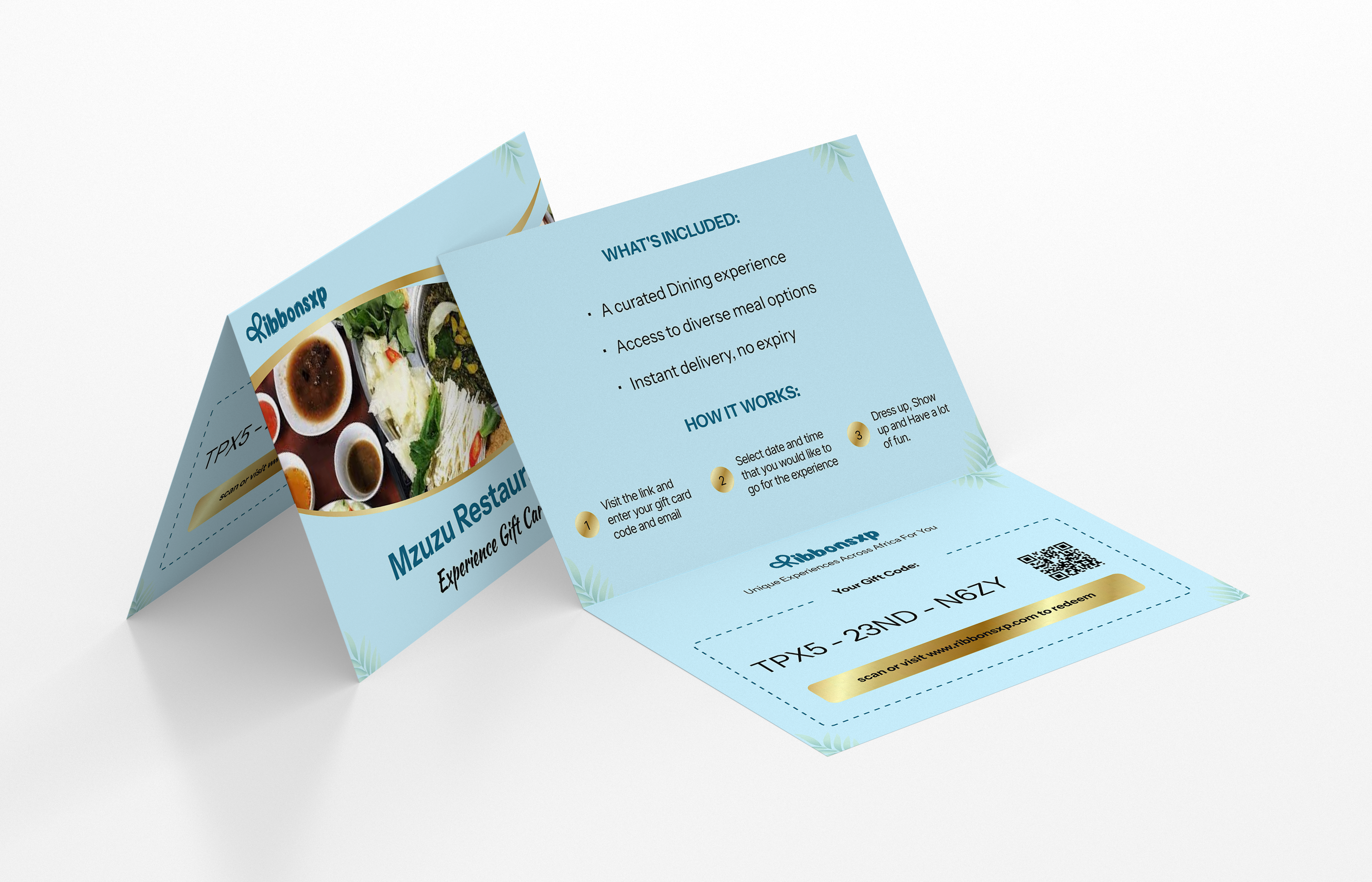 Mzuzu physical gift card — opened