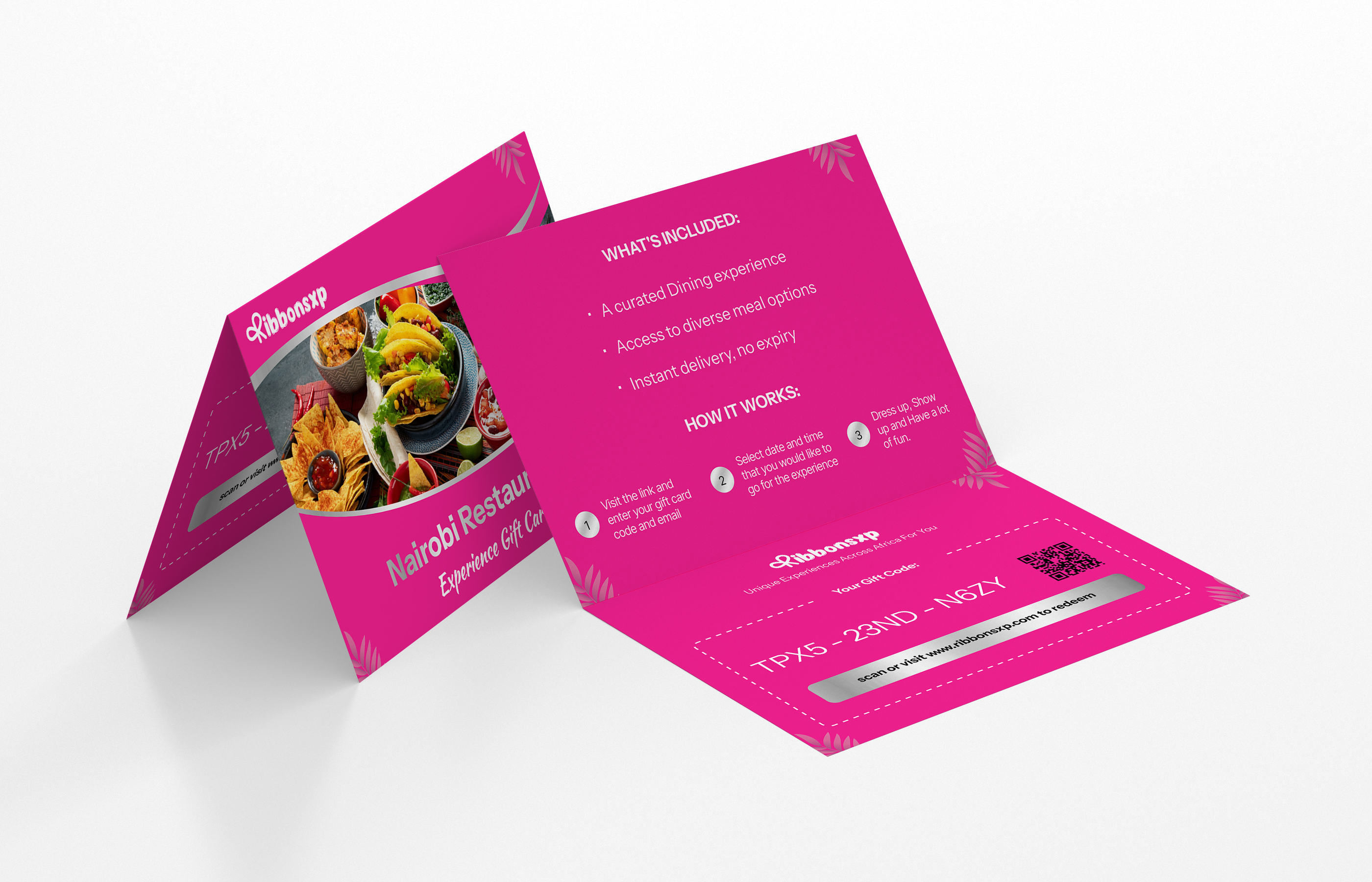 Nairobi physical gift card — opened