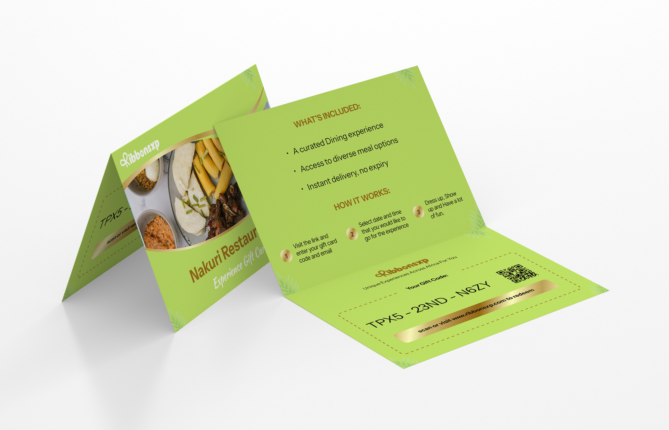 Nakuru physical gift card — opened