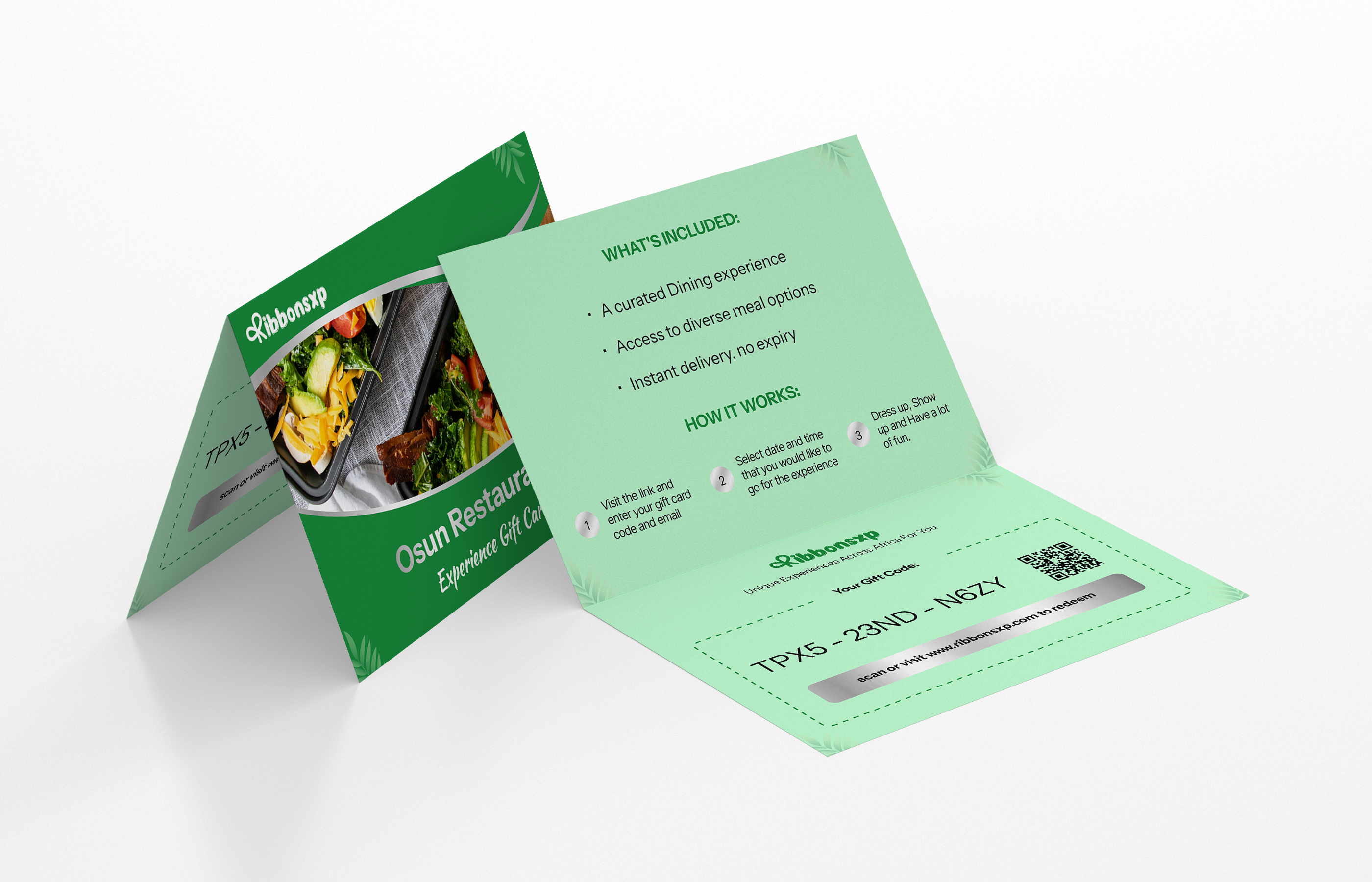 Osun physical gift card — opened