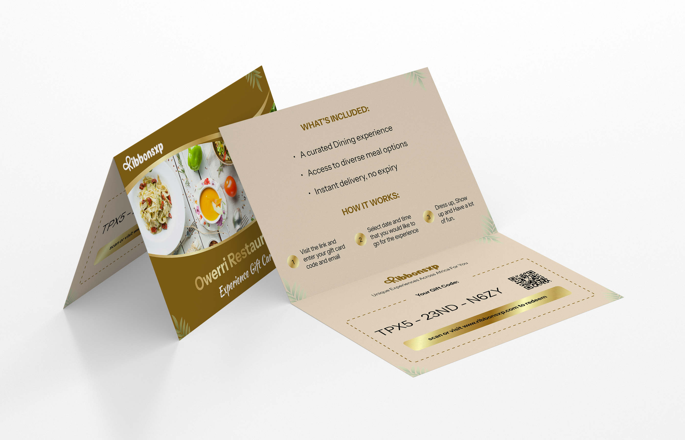 Owerri physical gift card — opened