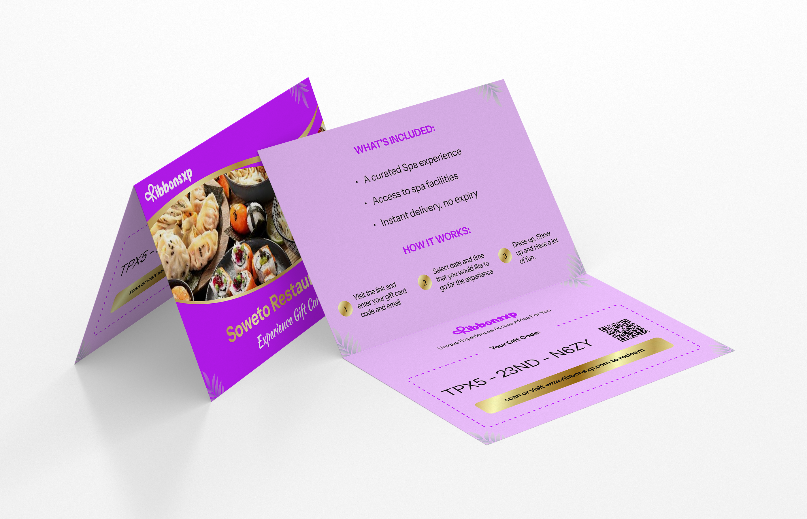 Soweto physical gift card — opened