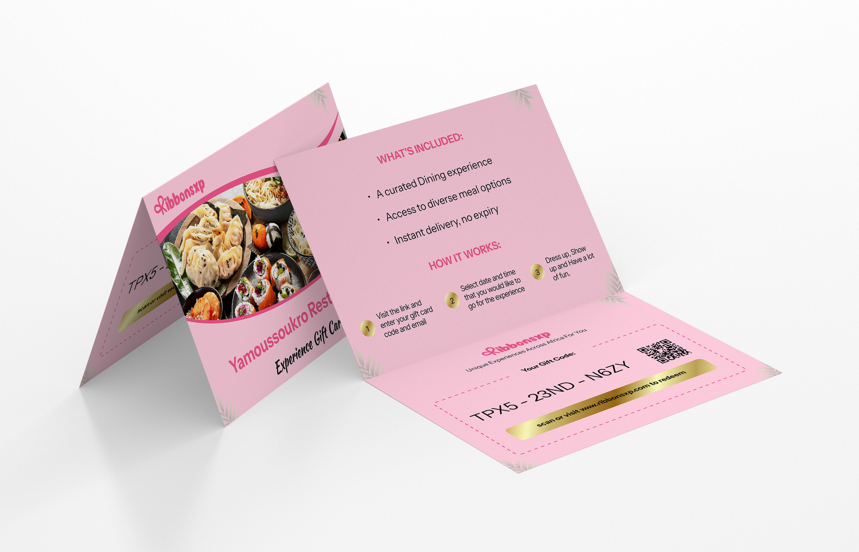Yamoussoukro physical gift card — opened