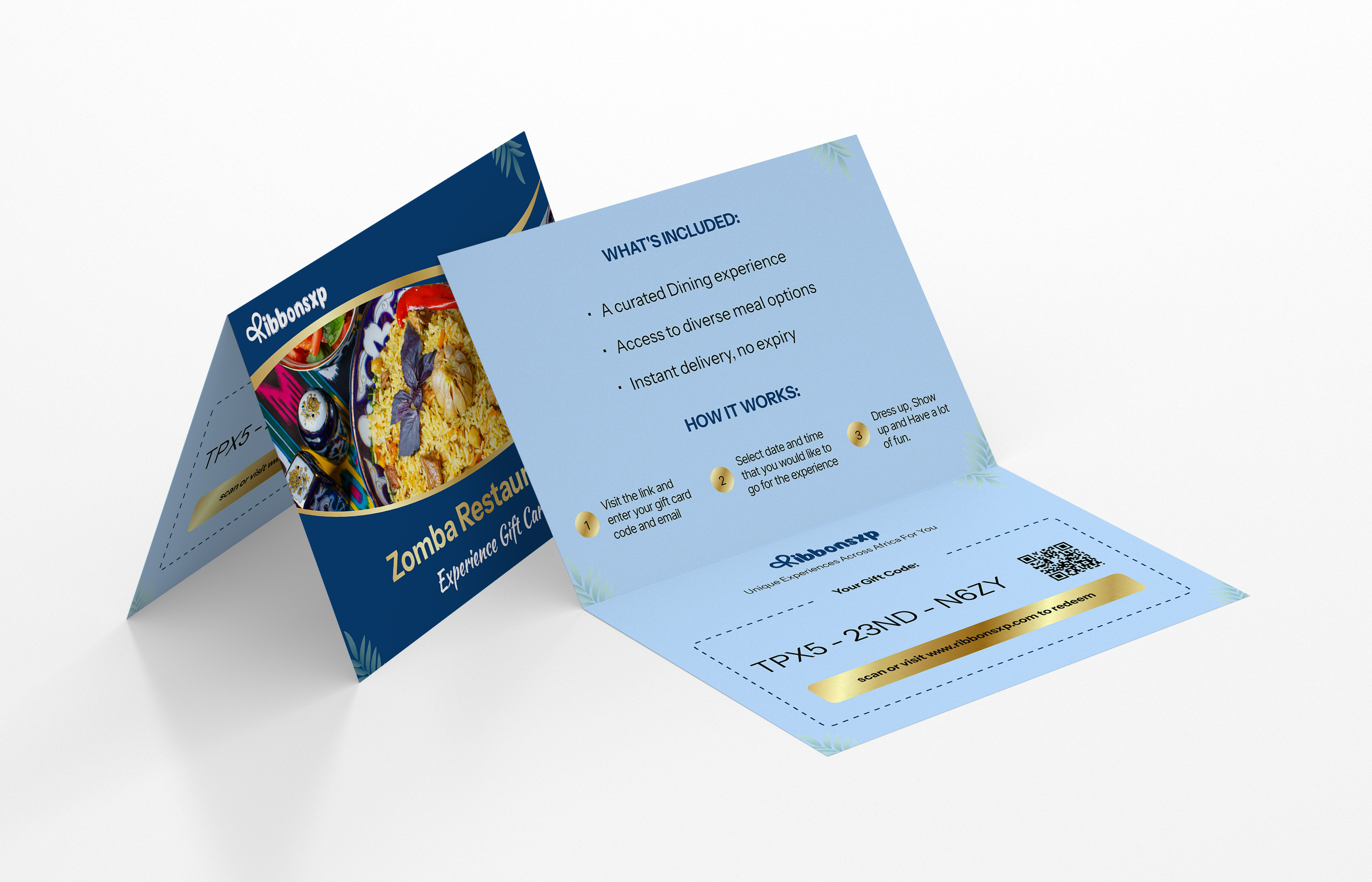 Zomba physical gift card — opened
