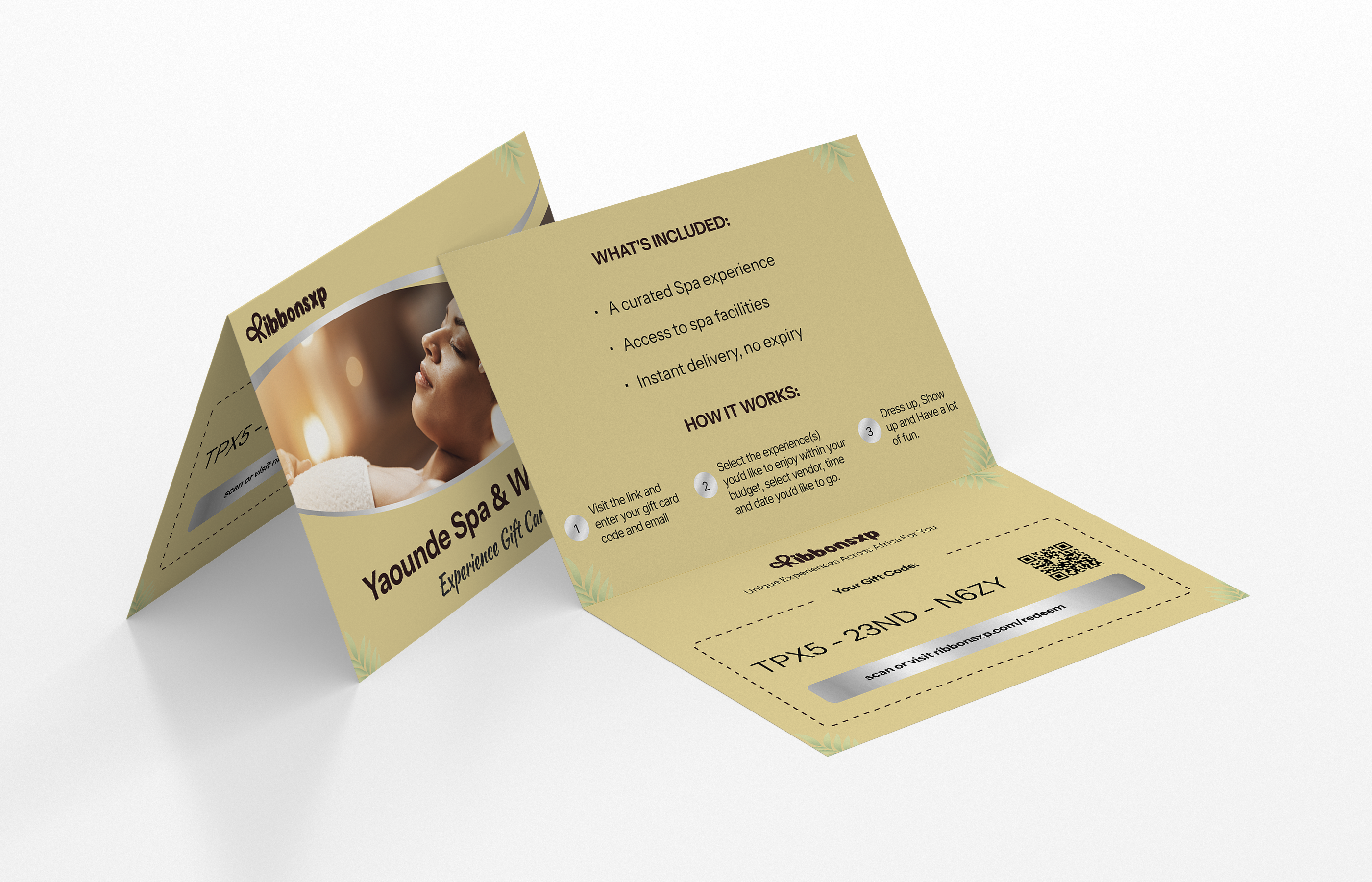 Yaoundé physical gift card — opened